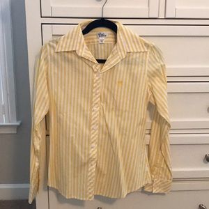 Lilly Pulitzer button us top